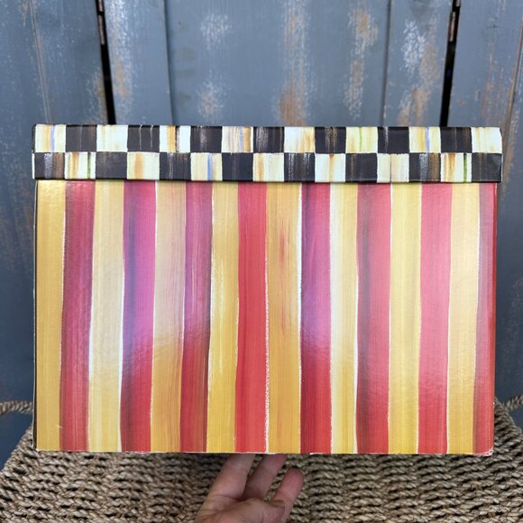 MacKenzi -Childs Storage Gift Boxes Set Of Two - Picture 8 of 16